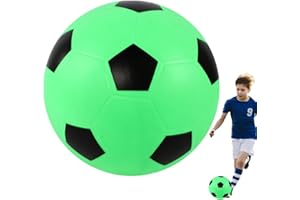DUQULLE Ballon De Football Silencieux, Ballon De Football en Mousse Éponge Douce Haute Densité, Ballon Silencieux D'intérieur, Ballon D'entraînement Silencieux sans Bruit pour des Heures De Plaisir, 21 Cm