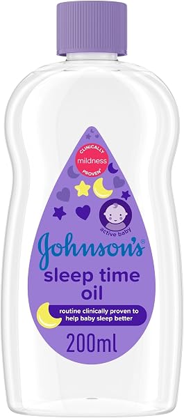 JOHNSON'S Baby Bedtime Oil For Babies, Soothes And Moisturizes Skin, Clinically Proven Gentle Formula Ideal For Sensitiv