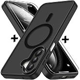 CONSTRAIN - Samsung Galaxy A27 İ&ccedil;in Kılıf Mat MagSafe İle Uyumlu Renkli Kenarlı Kamera &Ccedil;ıkıntı Korumalı + 9H Ekran Koruyucu C