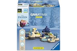Ravensburger - GraviTrax Junior Bundle Frozen, Pista de Canicas y Juguetes de Construcción, a Partir de 3 Años