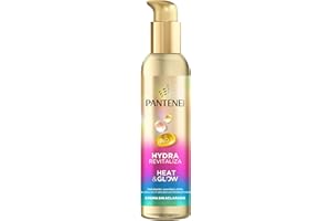 Pantene Pro-V Hydra Revitaliza Heat & Glow Crema Sin Aclarado 135ml. Protege contra la Humedad, el Encrespamiento y el Calor. Con Fórmula Pro-V Activada por Calor. Suavidad y Brillo, sin Apelmazar