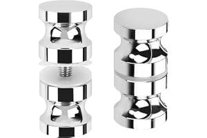 2 stycken aluminiumlegering duschdörrhandtag båda sidor duschkabin handtag duschkabinhandtag dubbla knappar för duschdörr gla