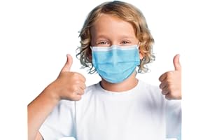 SV LIFE 100 pcs. Masque Chirurgical IIR Petite Taille, Approuvé CE | 3 Couches, usage Médical, Protection Certifiée | Jetable - non Réutilisable, Couleur Bleu