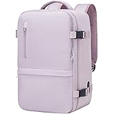 Xkdoai Mochila Viaje Cabina Avion 40x20x25 Mochila Viaje para Ryanair Equipaje de Mano con Bolsa Antirrobo Bolsillo de Botell