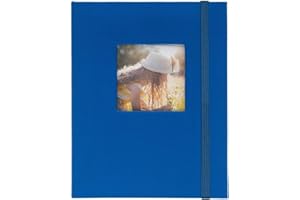Kenro Aztec AZ104UE Minimax Album photo pour 100 photos de 10 x 15 cm avec espace pour photo sur la couverture, pages à glisser et design moderne idéal pour les photos de famille