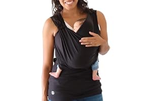 Amtopiyo Dad Kangaroo T-Shirt Mom Soothe Baby Wrap Carrier V Neck Short Sleeve Tank Tops