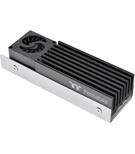 SSD Kühlkörper HR10 2280 PRO - Mit Lüfter, 4 Heatpipes Für M.2 SSD