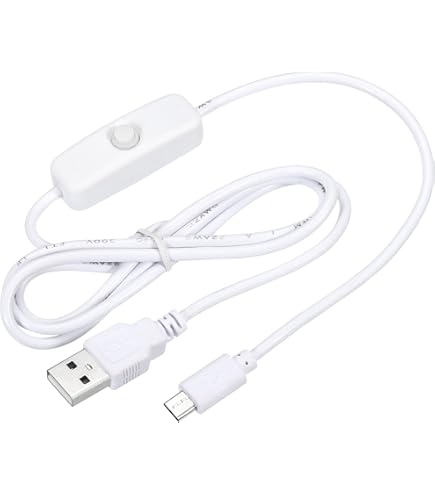 USB Câble ON/Off Interrupteur Mâle à Micro Mâle Corde 1M