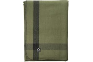 Arcturus Rainier - Coperta in lana calda, pesante, lavabile, grande, 2 kg, ideale per campeggio, attività all'aperto, kit di sopravvivenza e di emergenza (quattro cedri)