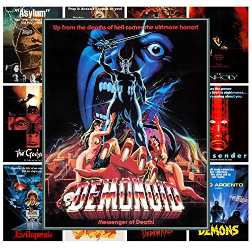 Wall Calendar 2017 [12 pages 20x30cm] Horror Demons Monster # Vintage Trash Movie Posters Reprint