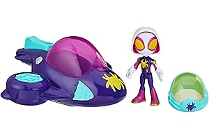 SPIDEY AND HIS AMAZING FRIENDS Hasbro- Spidey Veicoli Web Tech-Modelli Assortiti, F7254