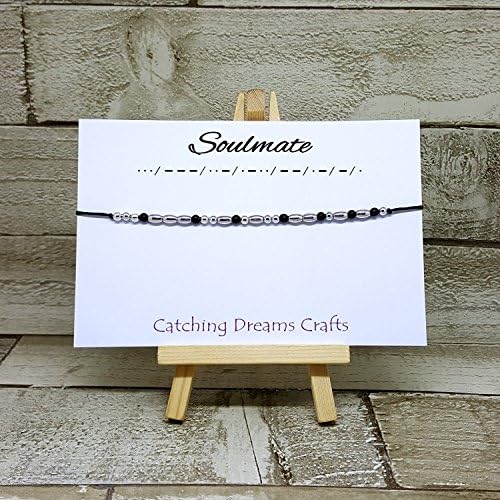'SOULMATE' MORSE CODE BRACELET