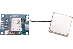 Buerjia -NEO-8M New NEO-8M GPS Module NEO8MV2 with Flight Control EEPROM APM2.5 Large Antenna for