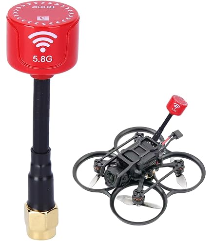 Omni FPV Kurzantenne 5,8 GHz – 3 DBi Verstärkung, 100 MHz Bandbreite, Für Drohnen-Sender/Empfänger (RP-SMA)