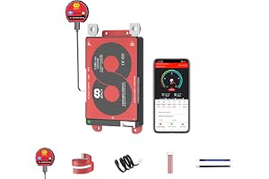 DALY Smart 6S BMS 24V 40A med WiFi-modul och CAN 485 kommunikationsskyddskort för litiumjonbatteripaket (6S 24V Smart BMS+RS4