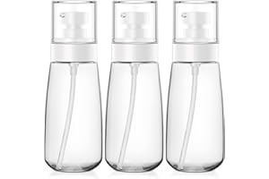 Segbeauty 3 Stück 100ml Travel Lotion Flasche, Clear Dispenser Flaschenset für Essence Shampoo Conditioner Leere nachfüllbare gepresste Pumpflasche Kosmetikbehälter