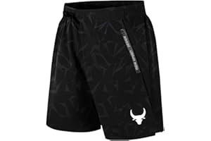 ASHION Męskie spodenki sportowe Szybkoschnące spodenki do biegania z kieszenią na suwak Letnie spodnie do biegania do uprawiania sportów fitness