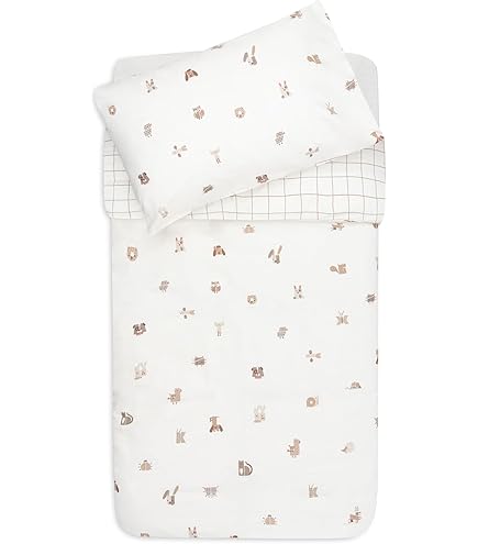 DOMIVA - Beddengoed 100 x 140 cm kussensloop 40 x 60 cm terracotta/kiezelstenen