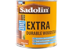 Sadolin EXTRA WOODSTAIN (YELLOW TIN) 1lt - Antique Pine