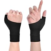 ACWOO Arthritis Compression Gloves, 1 Pair Gel Gloves for Wrist and Thumb Support, Finger Thumb Wrist Brace to Relieve Pain f