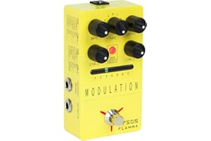 FLAMMA FS05 Multi Modulation Pedal Stereo Effects 7 Storable Slots 11 Modulation Effects True Bypass