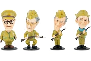 Sporting Profiles Dads Army Official Mini Bobblehead Bobble Buddie Set of 4 Figures - bagged