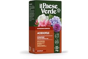 Concime Ortensie In Grani - Concime Acidofile Per Piante Come Azalee E Camelie. Fertilizzante Piante Granulare, Mantiene Acido Il Terreno Aiutando La Crescita Delle Piante - Il Paese Verde, marrone