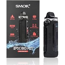 Smok IPX 80 Kit 5.5ml | Original SMOK IPX 80 Kit Vape 80W 3000mAh Battery  5.5ml RPM 2 Pod With Mesh 0.16ohm DC 0.6 MTL Coil Vapor Sans nicotine ni  tabac : Amazon.fr: High-Tech
