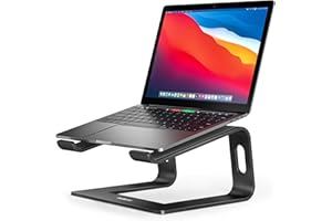 Nulaxy Support Ergonomique Amovible pour Ordinateur Portable, en Aluminium, Compatible avec MacBook Air Pro, Dell XPS, HP, Lenovo et Autres Marques Dont l’écran Mesure 10 à 15,6 Pouces