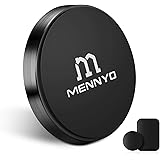 MENNYO Calamite per Cellulare Auto, Supporto Telefono Auto con Placche Metallo incollato al cruscotto | Wall Supporti cellula