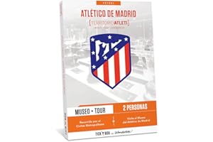 Tick&Box - Caja Regalo - Atlético de Madrid Museo + Tour - 2 entradas: Recorrido por el Cívitas Metropolitano + Visita al Museo - Idea Regalo Original Supporters