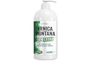 ItRare [XXL] Arnica 99 - 500ml Arnica per Cavalli uso umano - Arnica Cavalli - Pomata Arnica Montana con Artiglio del Diavolo - Muscolare Arnica Gel Forte Dispenser