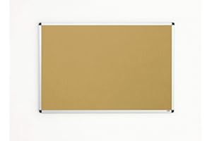 ADBOARDS Fire Retardant Wheat Felt Noticeboard Office, Home and Schools – 1200mm x 900mm