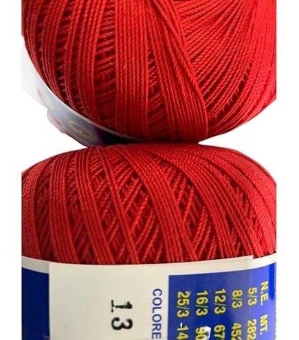 Cotone Per Uncinetto N.5 - 100 Grammi - Filo Di Scozia - Verde 27 - 282 Metri - 3 Fili