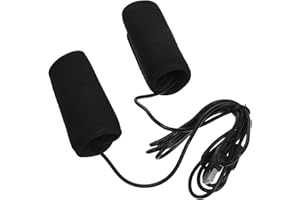 SOLUSTRE Heated Grips Motorcycle USB Heated Grips Handlebar Heated Motorcyle Grip Cover Removable Handlebar Warmer for Motorcycle Bike Electrombile
