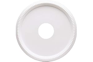 WESTINGHOUSE 77733 40 cm Médaillon de plafond à finition en Blanc et Perles Rondes