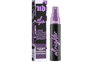 Urban Decay All Nighter Waterproof Makeup Setting Spray - Natural Finish, Smudge-Proof, Transfer-Resistant, Up to 16HR Wear, Cools Skin Temperature, Fine Mist, Controls Shine, Vegan & Oil-free Formula