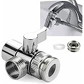Zibuyu® 3 Way Faucet Diverter Brass with Switch Univers...