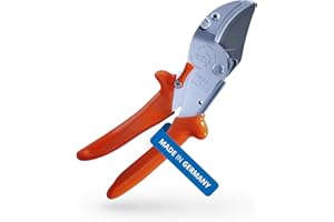 Original LÖWE 10 Profi Amboss Gartenschere 10.107 mit Bypass Geometrie - innovative scharfe Schere mit ergonomischen Griffen und Antihaftbeschichtung an Stahl-Klinge für Schneidarbeiten im Obstbau