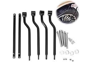 EQULUP Support de Support de Sac latéral, 12 mm/0,5 Pouces Supports de Fixation de Barres de Support de Support de Sac de Selle Accessoires universels de pièces de Sports motorisés de Moto