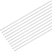 MECCANIXITY 304 Stainless Steel Round Rods – 0.5mm X 400mm, Pack Of 20 For DIY Models & Crafts - View #4