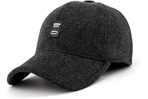 Gisdanchz 7-7 1/2 Invierno Beisbol Gorras, Orejeras Plegables, Unisex Sombrero para Trabajo Al Aire Libre y Deportes