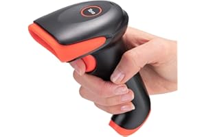 Tera Skaner kodów kreskowych 2D 1D 3 w 1, bezprzewodowy skaner kodów kreskowych 2,4 GHz/Bluetooth/USB, czytnik kodów kreskowych, HW0002-O