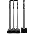 Victory Defender Plastic Cricket Full Size Tennis Bat Series for All Age Group Tournament Plastic Cricket Series Standard Size (Wicket Set Only)