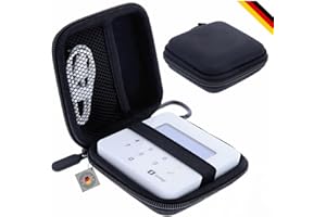 foto-kontor Tasche kompatibel mit SumUp Air Zahlungsterminal Schutzhülle Hartschale Hülle Aufbewahrung Kartenleser Stoßfest Staubdicht Wasserabweisend Transporttasche Zubehör Schwarz