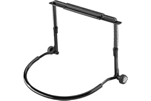 K&M Koing and Meyer 16416 uchwyt na harmonijkę/harfę bluesową, czarny