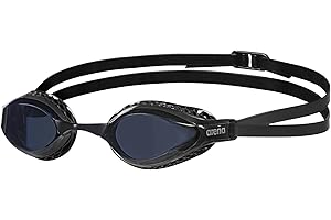 Arena Airspeed Occhialini Nuoto da Gara Anti-Appannamento Unisex Adulto, Occhialini Piscina con Ampie Lenti, Protezione UV, 3 Ponti Nasali Intercambiabili, Guarnizioni Air Seals