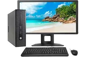 HP ELITEDESK 800 G1 i5-4570 3.2GHz 16GB RAM 240GB SSD + 500GB HDD Windows 11 con WiFi y Pantalla 23" + Teclado y Ratón Incluidos (Reacondicionado)