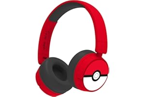 OTL Technologies Pokémon Poke Ball PK1000 Bezprzewodowe słuchawki dla dzieci Czerwony