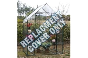 Garden Mile Grande Portátil Marco Metálico Plantar Invernadero Recambio PVC Cubierta De Plástico Jardín Al Aire Libre Cultivo CASA propagador